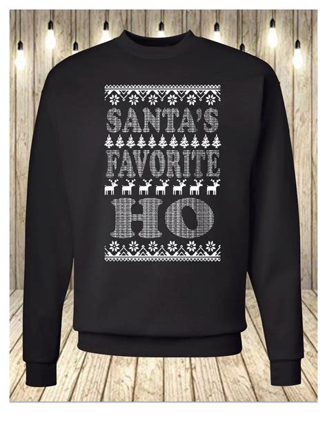 Santas Favorite Ho Mens Sweater