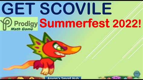 How To Get Scovile The New Pet In Prodigy Summerfest 2022 Youtube