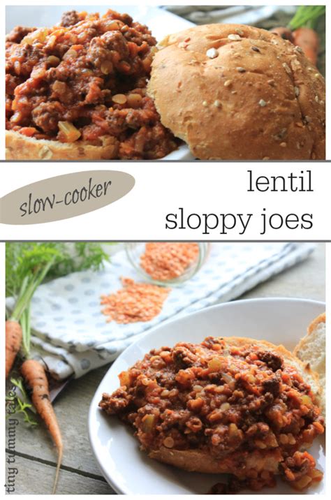 Slow Cooker Lentil Sloppy Joes Tiny Tummy Tales