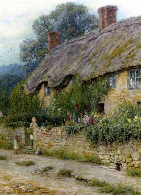 Beautiful Cottage Paintings By Victorian Artist Helen Allingham