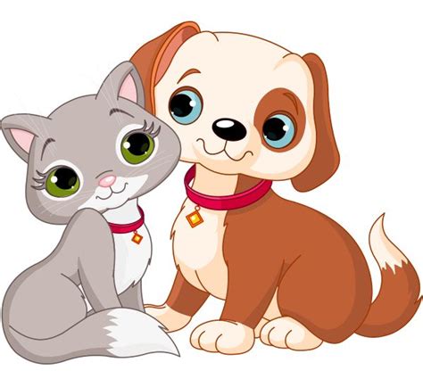 Dog And Cat Love Cute Cats And Dogs Dog Clip Art Cute Cats