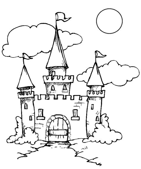 Coloreando castillos | Colorear imágenes