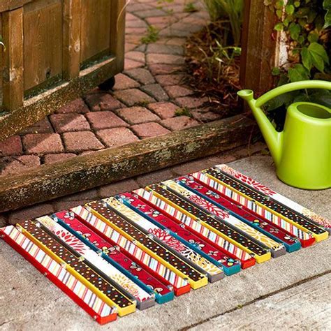 Get Creative By Making Your Own Welcome Mat More Budget Friendly Diy