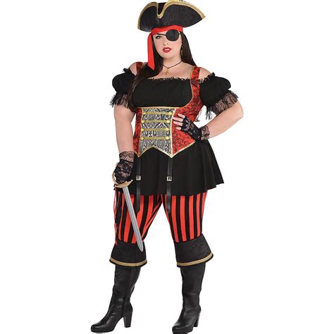Adult Lassie Lady Pirate Costume Plus Size Party City