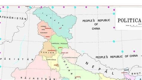Govt Releases New Map Of India Showing Uts Of Jammu And Kashmir Ladakh