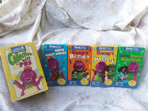 Lot Of 6 Barney Vhs Tapes Barney And Friends Vintage Barney Vhs Lot