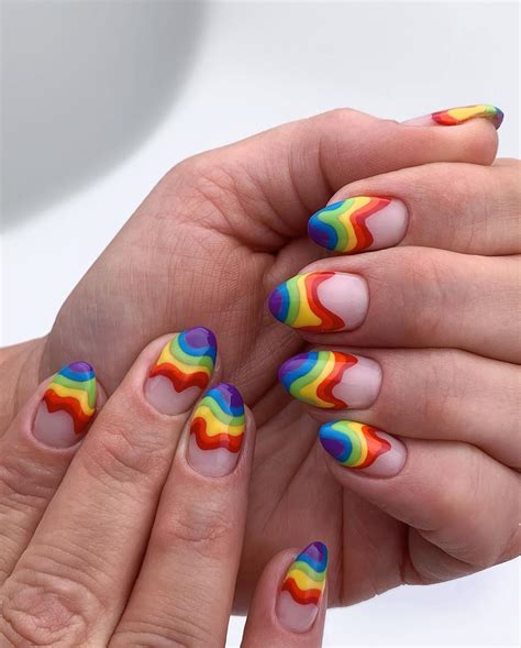 22 Extremely Colourful Nail Art Ideas For Pride Crazy Nail Art Crazy