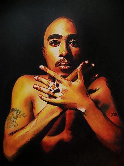 Tupac Dedication In Acrylics Inks Pastels And Gels Tupac Art Tupac