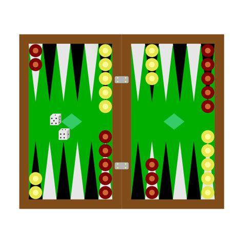 Backgammon Board Game Free Svg
