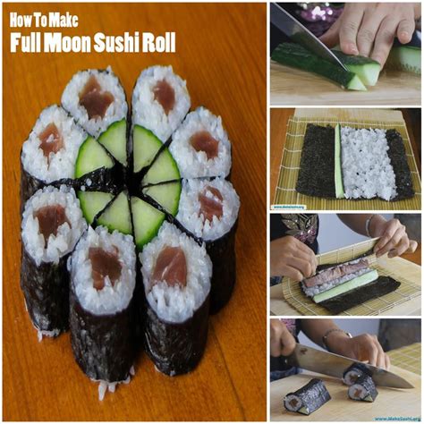 Full Moon Sushi Roll Recipe Make Sushi Sushi Roll Recipes Sushi