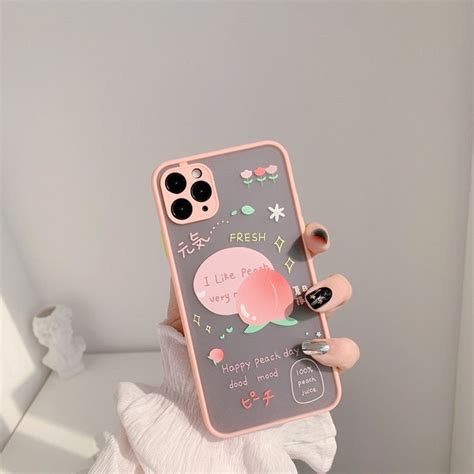 Peach Phone Case For Iphone X Xs Xr 11 11 Pro 11 Pro Max Etsy Canada