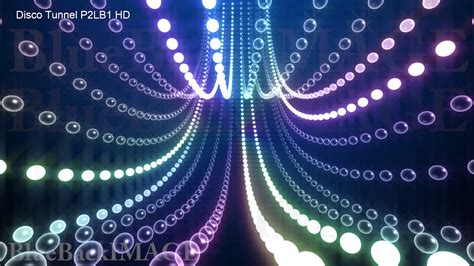 Stock Footage Tunnel Illumination Neon Led Light Disco Club Dot Space