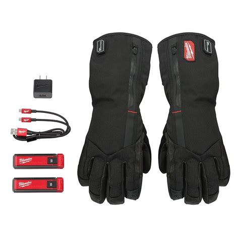 Milwaukee X Large Heated Gloves With Battery And Charger 561 21xl