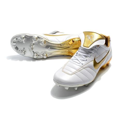 Nike Tiempo Legend 7 R10 Elite Fg New Soccer Cleats White Golden