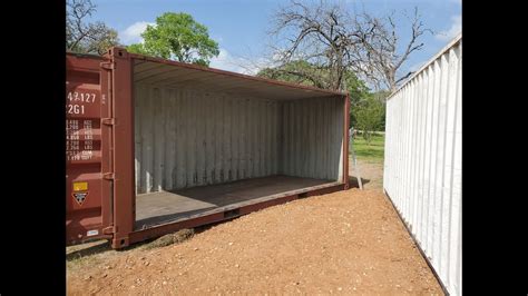 Building A Shipping Container Garage Start Finish Time Lapse No
