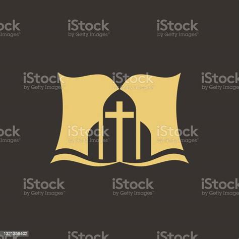 Vetores De Ilustração Cristã Logotipo Da Igreja Cruz De Jesus Cristo E