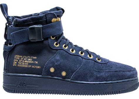 Shop with confidence on ebay. Nike SF Air Force 1 Mid Obsidian Metallic Gold - 917753-400