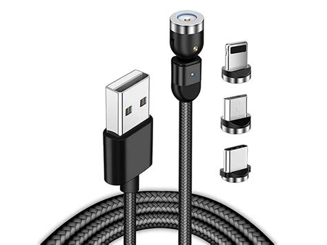 Statik 360 Magnetic Charging Cable 3ft And 66ft3 Pack Clickorlando