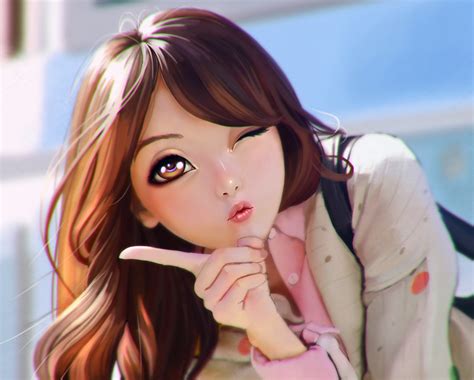 Wallpaper Face Cosplay Model Eyes Long Hair Anime Girls Glasses