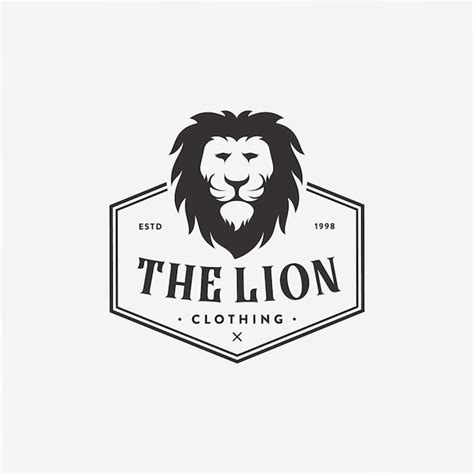 Premium Vector | Clothing and lion logo gambar png