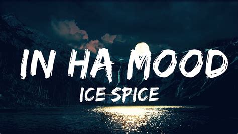 ice spice in ha mood lyrics 30mins with chilling music youtube