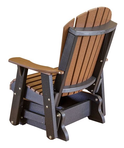 Heritage Poly Lumber Single Rocker Glider by Little Cottage Company