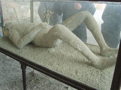 example of a plaster cast body from pompeii this is an example of the casts made originally by