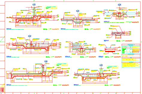 Autocad Planos De Cimentacion