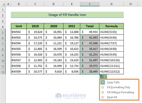 How To Copy Formula In Excel Down The Column 7 Methods