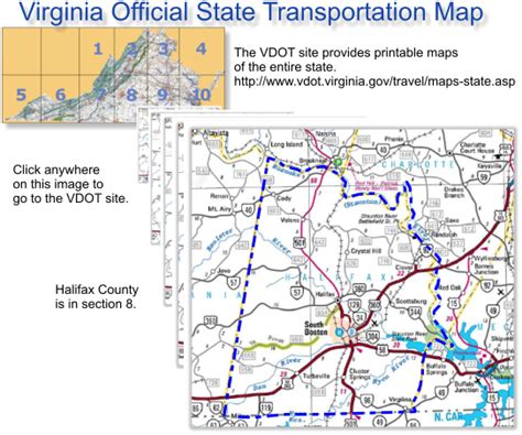 Halifax County Va Map Cities And Towns Map