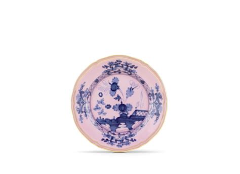Azalea Pink Bread Plates In Porcelain Ginori 1735
