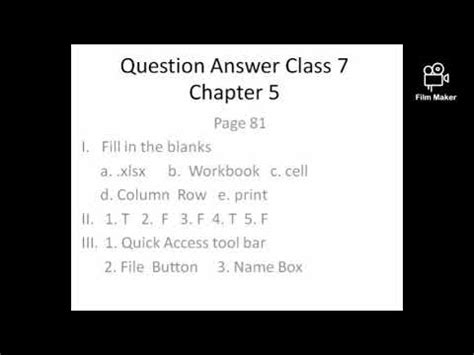 Here are the gk questions for class 5. Class 7 Computer Chapter 5 unit 1 Questions Answers - YouTube