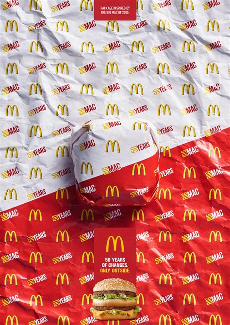 Mcdonalds Print Ad Big Mac Packed In History 2005 Print Ads