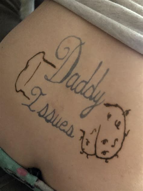 Henna Tramp Stamp With Bonus Butt Crack R Trashy