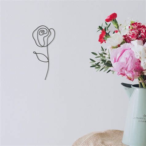 Wire Art The Signature Rose Briar Rose Wire