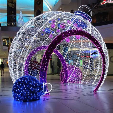 Outdoor Decorative Big Led Light Christmas Balls Outdoor Christmas