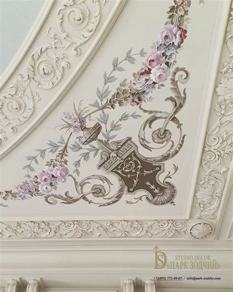 Interior painting. Studio "Park Zodchy" | Фреска искусство, Потолки ...
