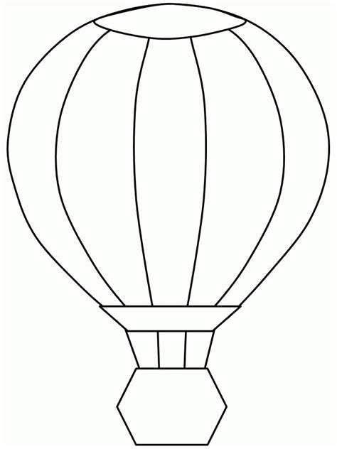 Coloring pages for kids hot air balloon coloring pages. Hot Air Balloon Template Printable - Coloring Home