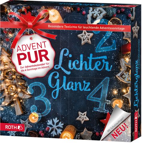 Der inhalt ist keine 3 € wert. ROTH Adventskalender Pur Lichterglanz ab 16,33 ...