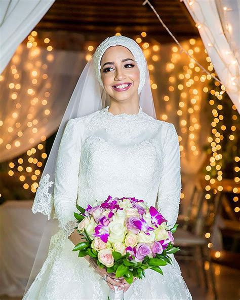 Traditional Islamic Hijab Wedding Dresses Demilked