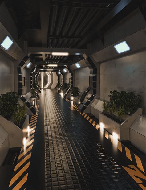 Modular Scifi Hallway Daz 3d