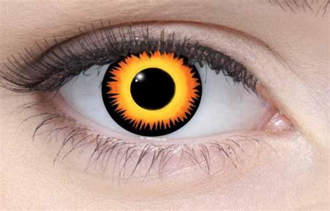 Orange Coloured Contacts Werewolf Colourlensde