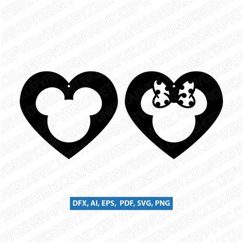 Free Free 322 Disney Earring Svg Free SVG PNG EPS DXF File