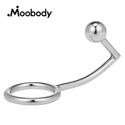 Buy 45mm Anal Plug With Ballandbutt Hook Stainless Steel