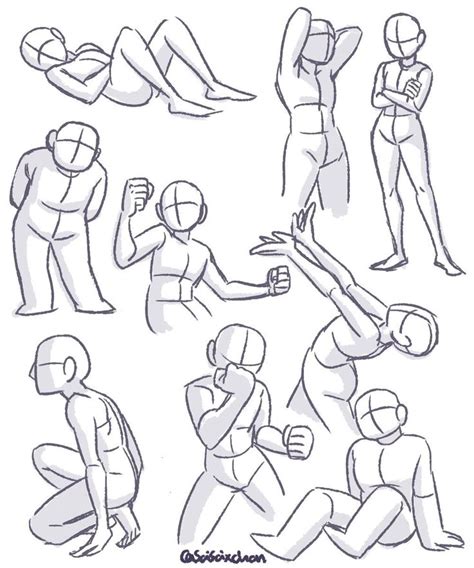 Como Dibujar Anime Poses Drawing Poses Drawings Drawing Techniques