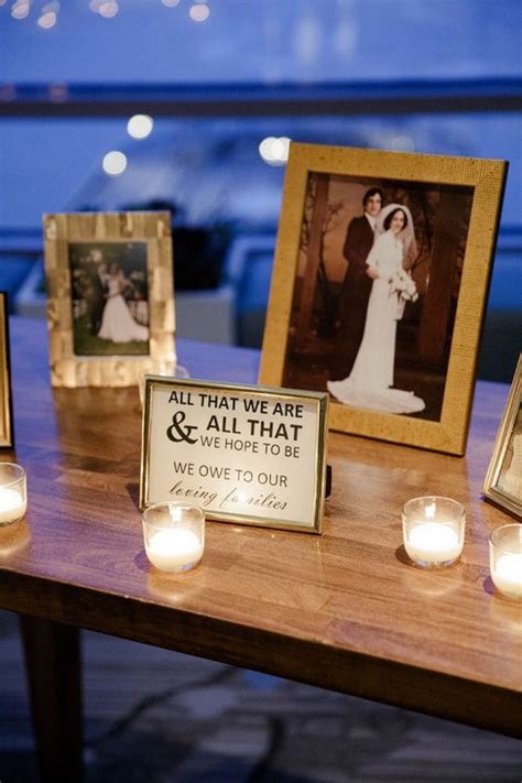 Wedding Memorial Table Decoration Ideas For Those Who Are Forever