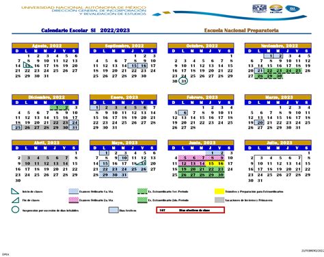 Unam Calendario Para El Ciclo Escolar 2022 2023 El Poder De M Xico