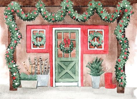 Christmas Door Wallpaper ~ Christmas Door Hd Wallpaper Goawall