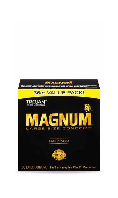 Magnum Condoms Trojan Count Condom Gold Ribbed