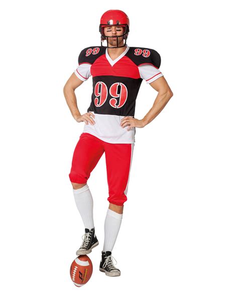 Football Player Men Costume 56 For Carnival Horror